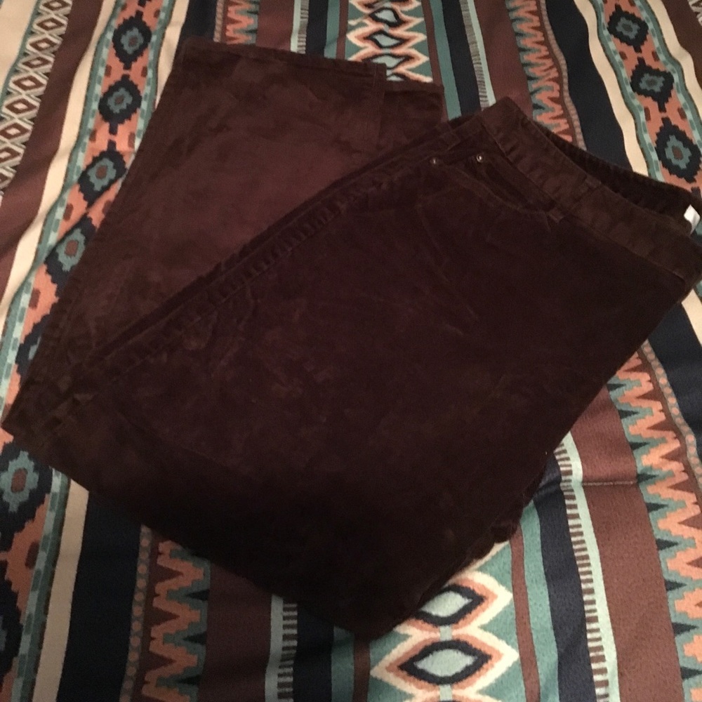 CJ Banks Chocolate Brown Cords
